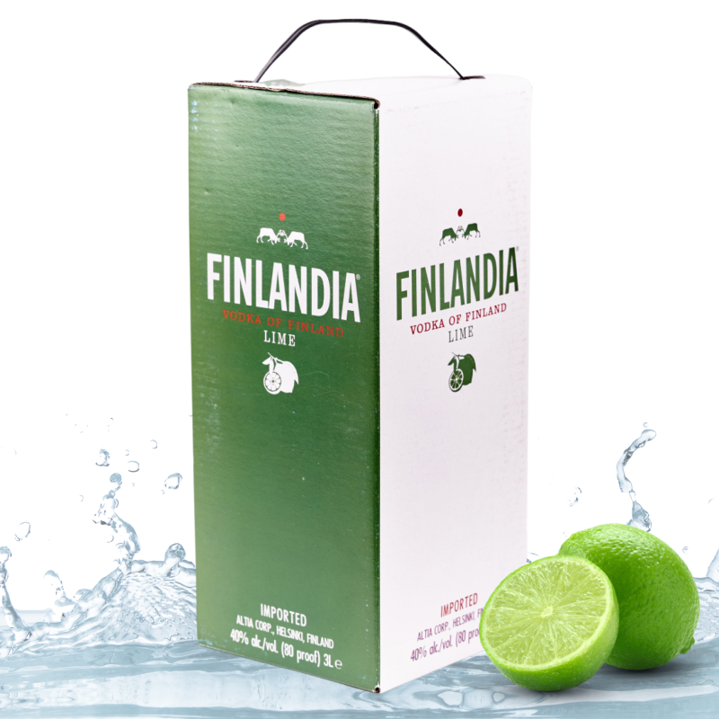 ВОДКА ФИНЛЯНДИЯ ЛАЙМ (FINLANDIA LIME) 3 Л