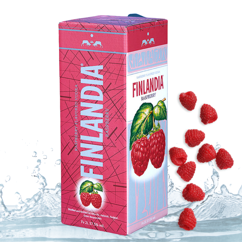 ВОДКА ФИНЛЯНДИЯ МАЛИНА (FINLANDIA RASPBERRIES) 2 Л